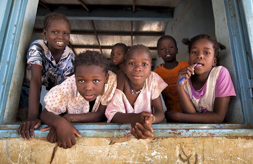 A group of children in Mauritania – Agron Dragaj, WFP