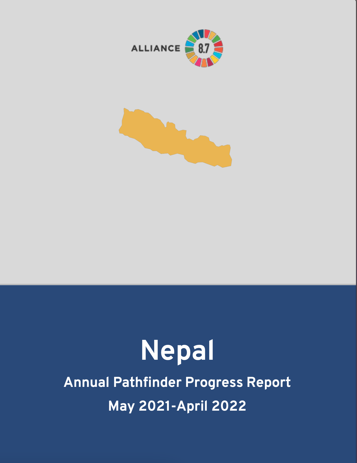 Nepal Pathfinder Country Progress Report 2021-2022