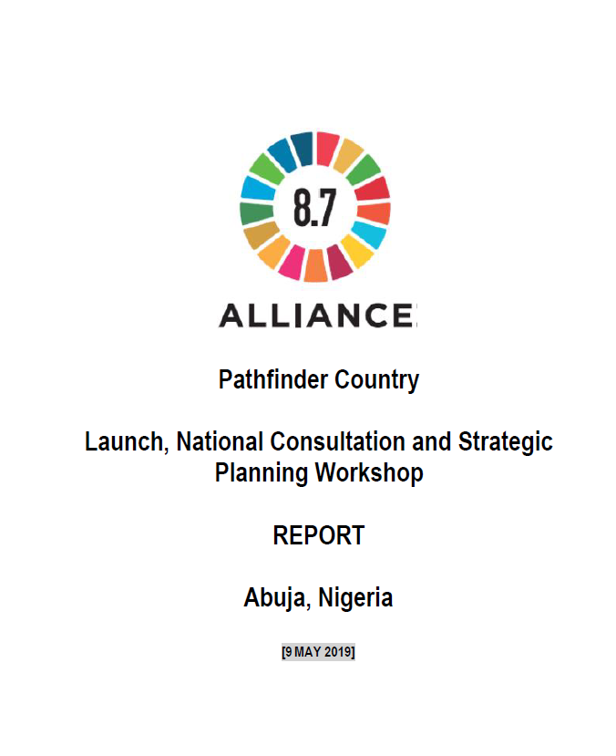 Nigeria_Report Launch, National Consultation and Strategic Planning Workshop