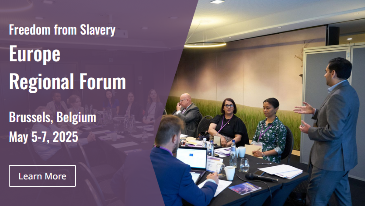 Freedom from Slavery Forum